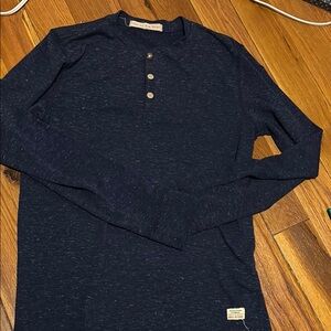 rag & bone Navy Long Sleeve Henley